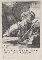 KG 02217
<br/>
Thomas apostel
<br/>
<em>Goltzius, Hendrick (1558-1617)</em>
